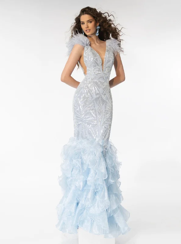 New Markdowns Ava Presley 39315 Long Formal Glitter Mermaid Prom Gown
