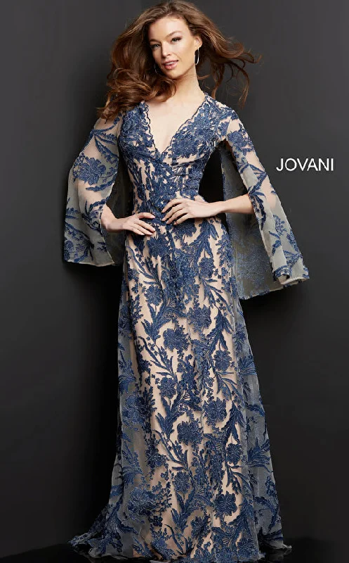 Extra Savings Jovani 00752 Navy/Nude 6 Sale