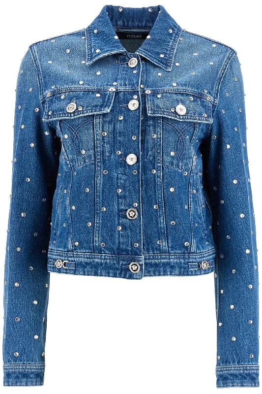 New Markdowns Versace Women's "Starry Sky blue Jacket