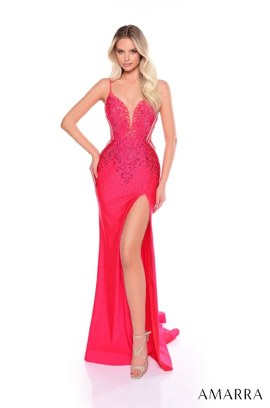 Act Now Amarra 88088 Long Mermaid Formal Evening Prom Dress
