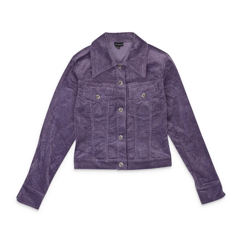 Best Bargains CALLIPYGIAN STRETCH PURPLE CORDUROY JACKET