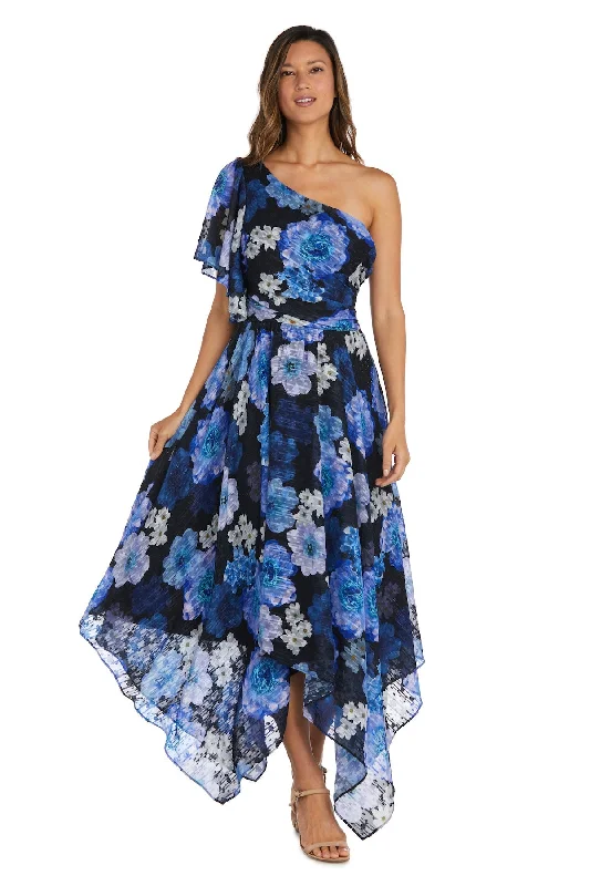 Amazing Deals Nightway 22166P High Low Floral Petite Formal Dress