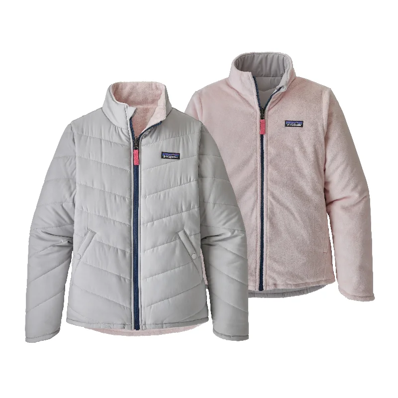 New Markdowns Girls' Reversible Snow Flower Jacket