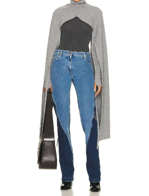 Daily Deals Cape Tunic In Light Grey