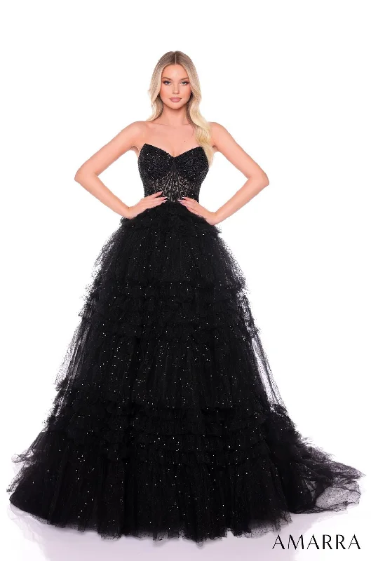 Price Cut Amarra 88099 Long Formal Beaded A Line Prom Dress