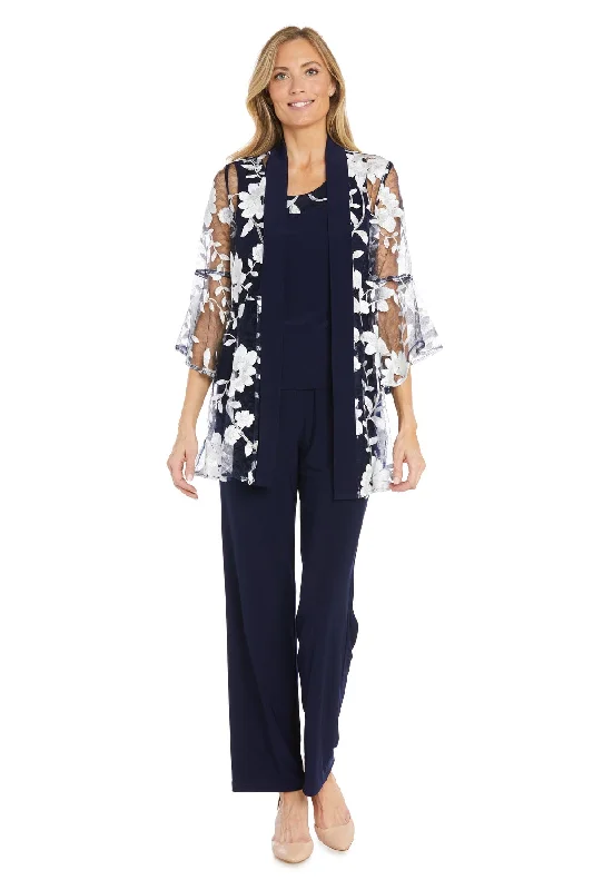 Huge Discounts R&M Richards 1992 Floral Long Formal Pant Suit