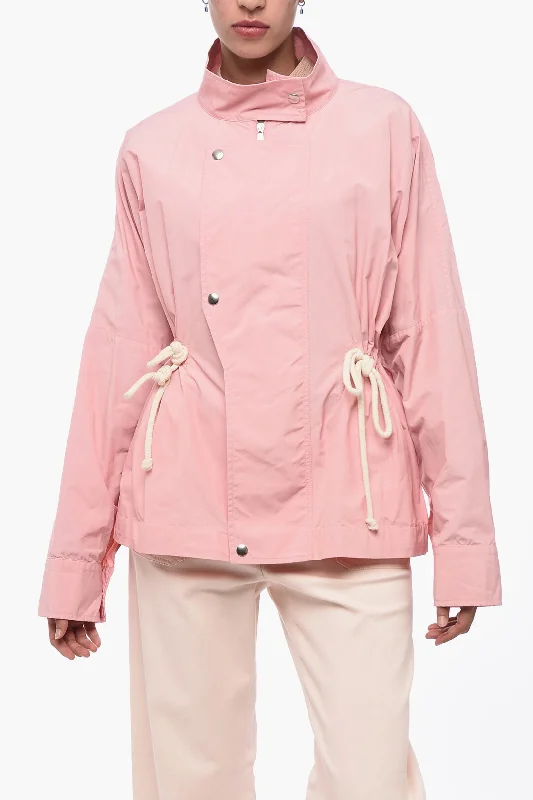 Bargain Bin Plan C Dropped Shoulder Jacket with Drawstring