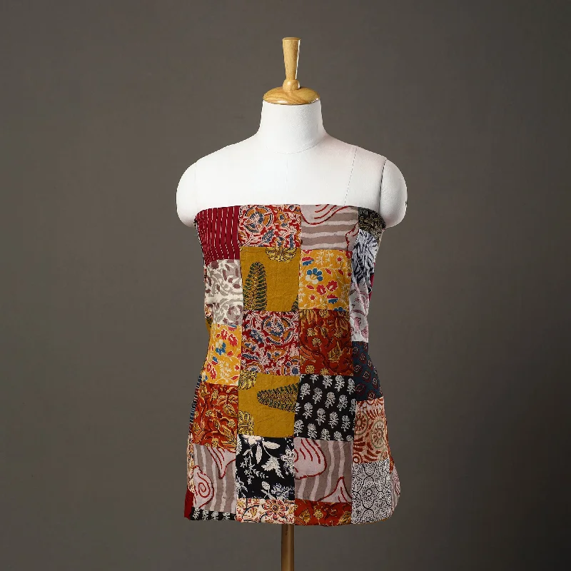 Special Discount Multicolor - Handcrafted Patchwork Cotton Kurta Material (3.2m) 22