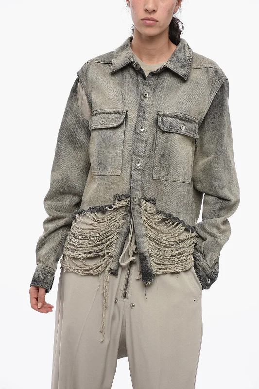 Lowest Price Rick Owens Drkshdw Destroyed Design Deni