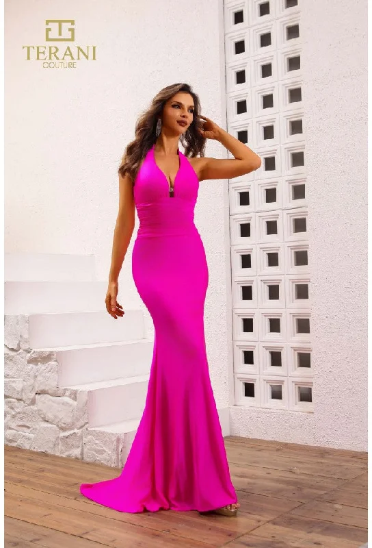 While Supplies Last Terani Couture 251P4139 Fitted Long Formal Prom Dress