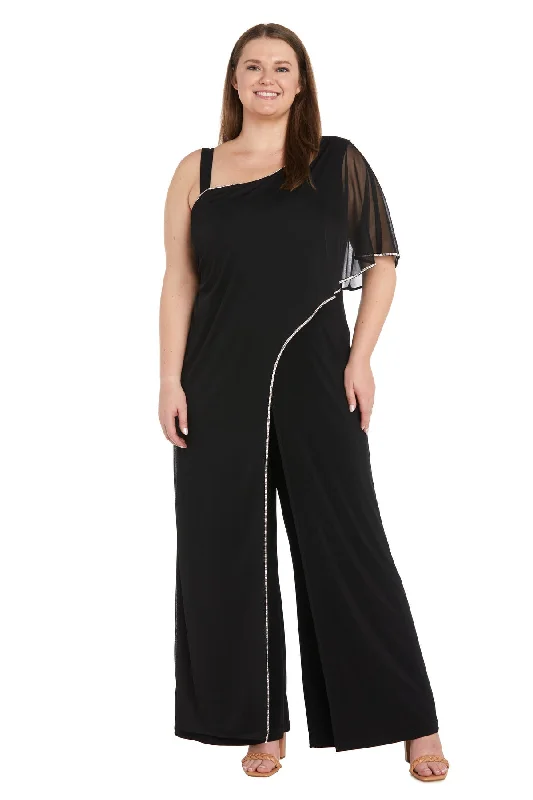 New Deals R&M Richards 3314W Long Formal Plus Size Jumpsuit