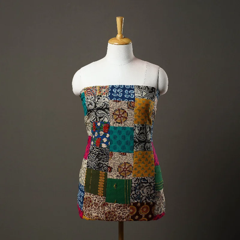 Bargain Prices Multicolor - Handcrafted Patchwork Cotton Kurta Material (3.2m) 04