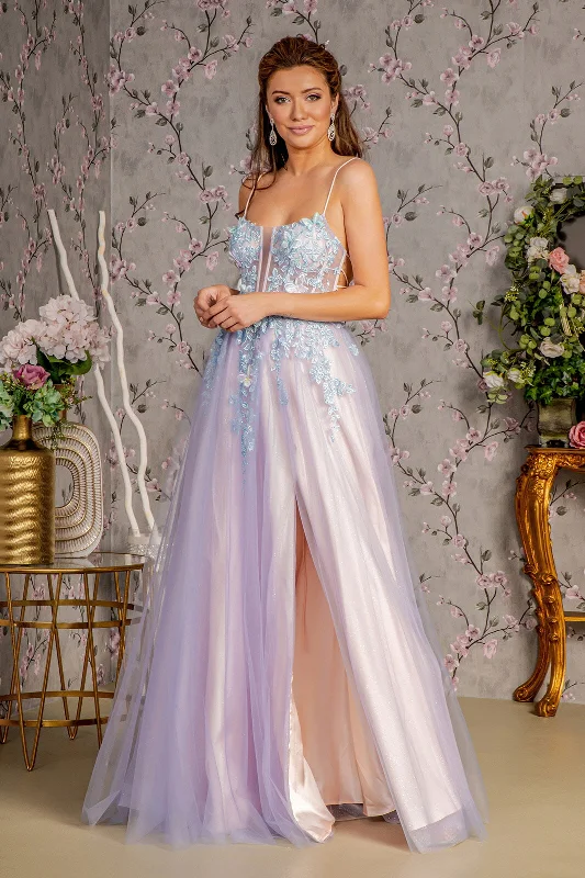 Exclusive Preview Prom 3D Butterfly A Line Long Formal Dress