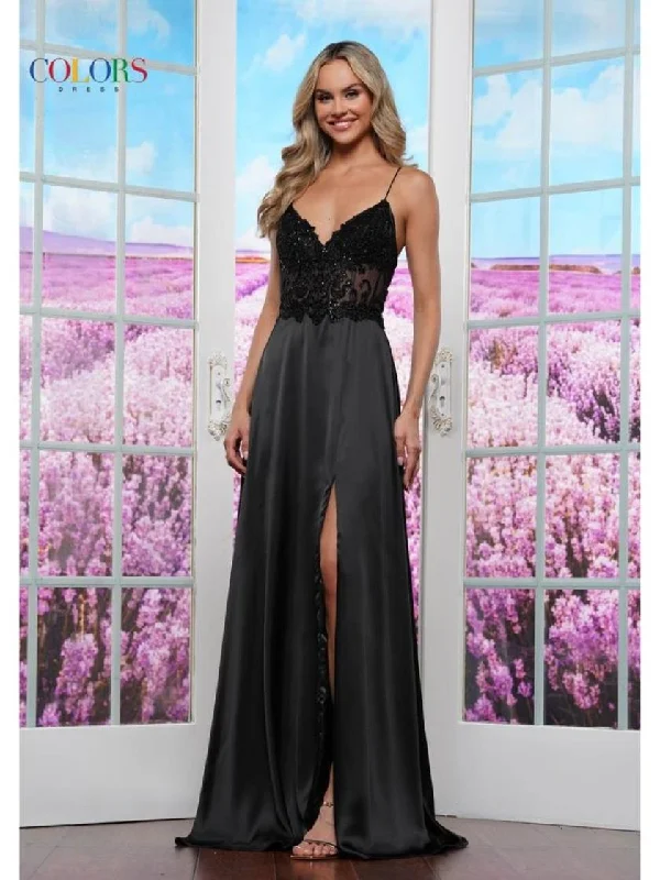 Extra Savings Colors 3436 Evening A Line Long Formal Prom Dress
