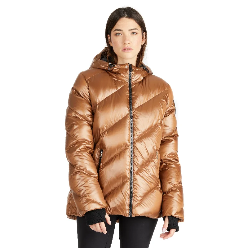 Can't Be Beat Pajar Women's Nelli Short Puffer with Fixed Hood