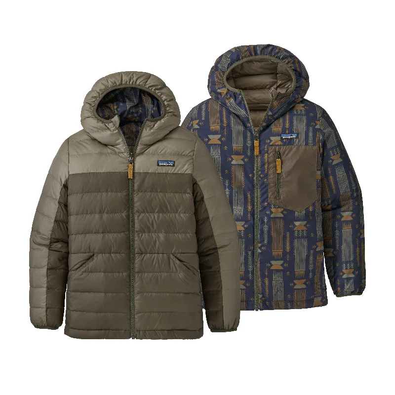 Huge Savings Boys' Reversible Down Sweater Hoody