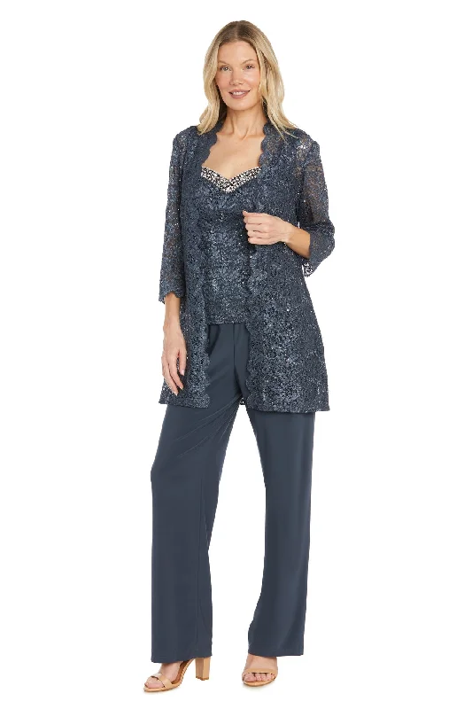 Big Savings R&M Richards 3303 Long Sequin Formal Pantsuit Dress