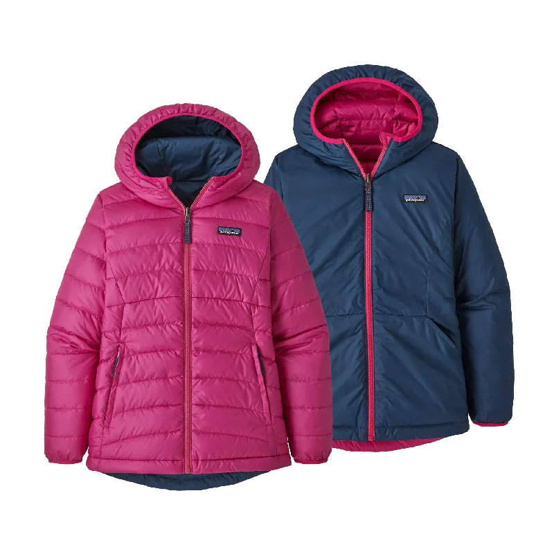 Epic Deals Girls' Reversible Down Sweater Hoody