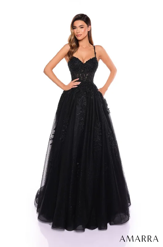 Don't Wait Amarra 88109 Long Ball Gown Formal Prom Dress