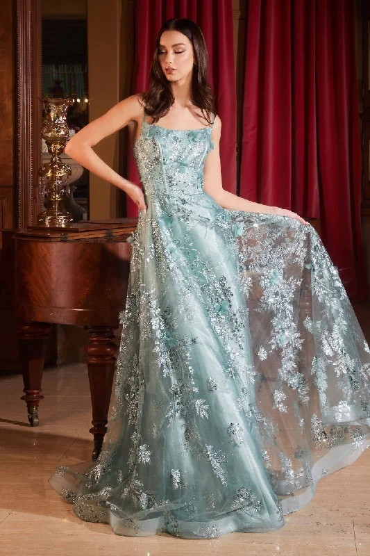 Exclusive Preview Cinderella Divine CB144 Long Formal Prom Sequin A Line Dress