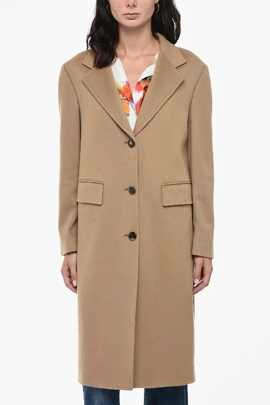 Flash Sale Alberto Biani Single Breasted Coat With Flap Pockets