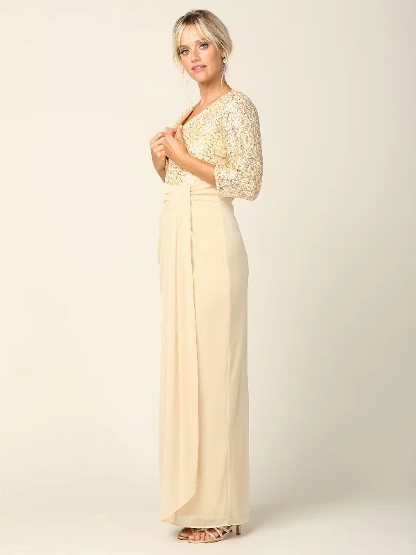 Price Slash Eva Fashion EV3406 Champagne L Sale