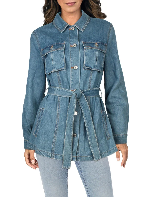 Value Deals Womens Pockets Jean Denim Jacket
