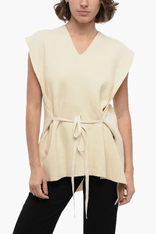 Bargain Prices Jil Sander V Neck Knitted Vest