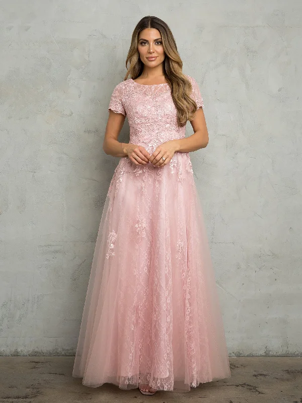 Steals and Deals Eva Fashion 5261 Long Formal Mother of the Bride A Line Dress