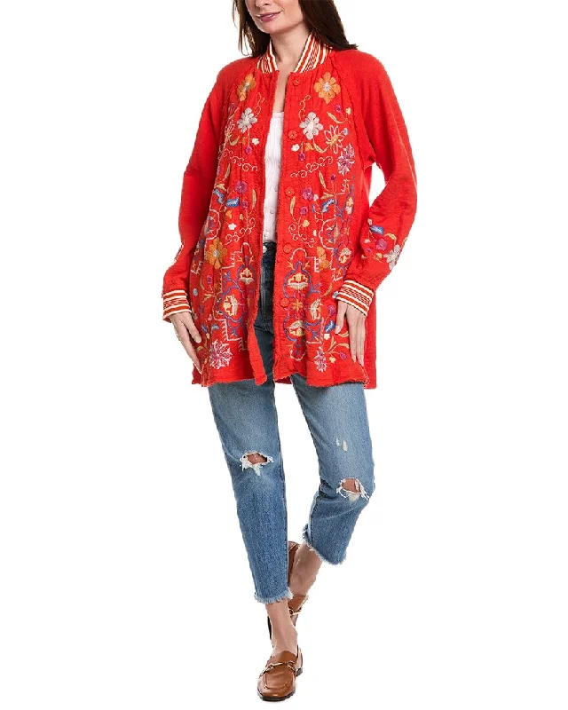 Limited Stock Johhny Was Biya Midi Bomber Jacket