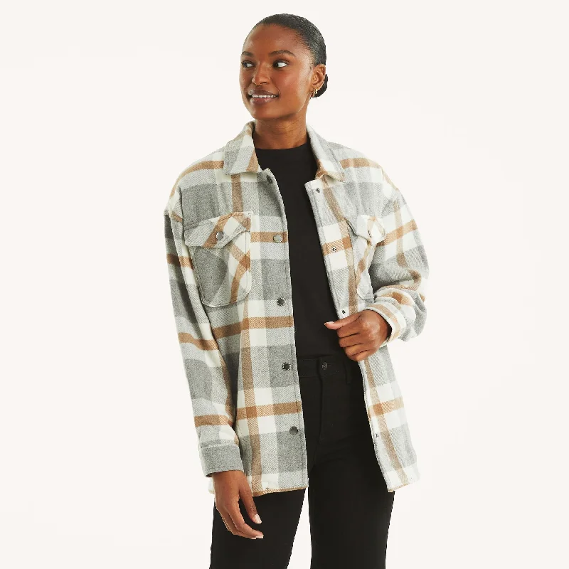 Bonus Savings Nautica Womens Plaid Shacket