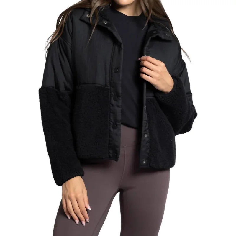 Friends and Family Sale Delia Jacket In Jet Black