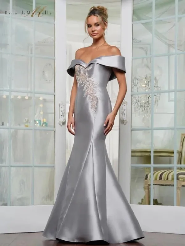 Mega Deal Rina di Montella RD3257 Long Mermaid Formal Dress