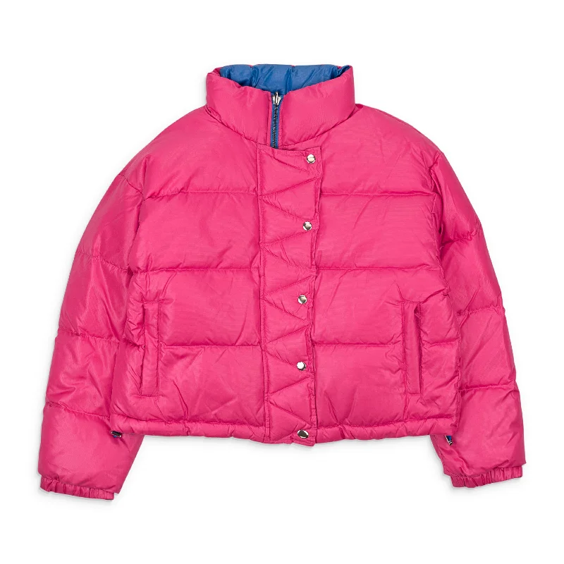 Fantastic Offers CALLIPYGIAN REVERSIBLE PINK BLUE PUFFER COAT