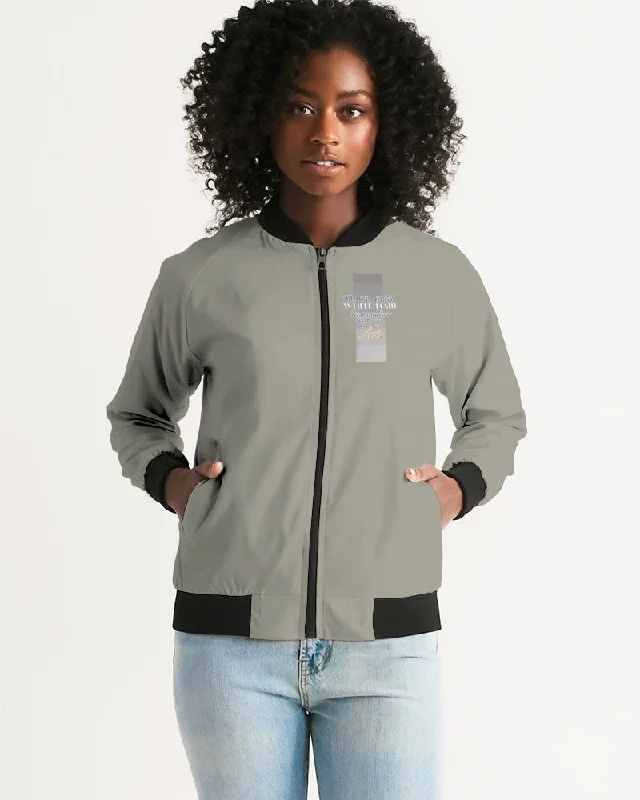 Bonus Savings Nubian Silverfox Women's Bomber Jacket