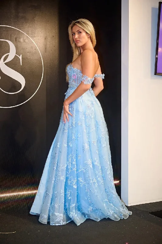 Discount Mania Portia and Scarlett PS24513X Long Ball Gown Formal Prom Dress