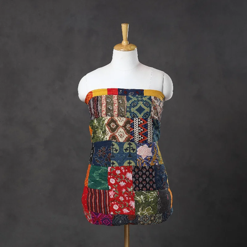 New Deals Handcrafted Patchwork Cotton Kurta Material (2.85m) 26