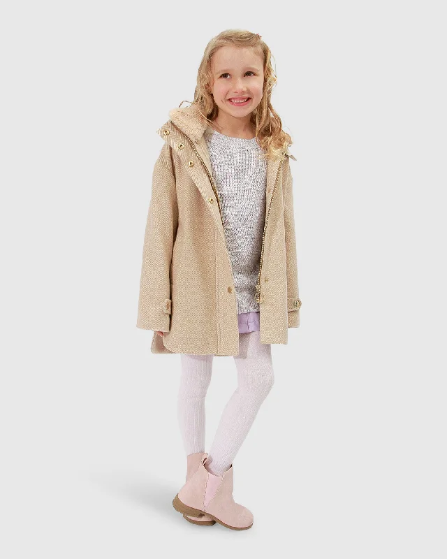Act Fast When I Grow Up Detachable Hooded Coat