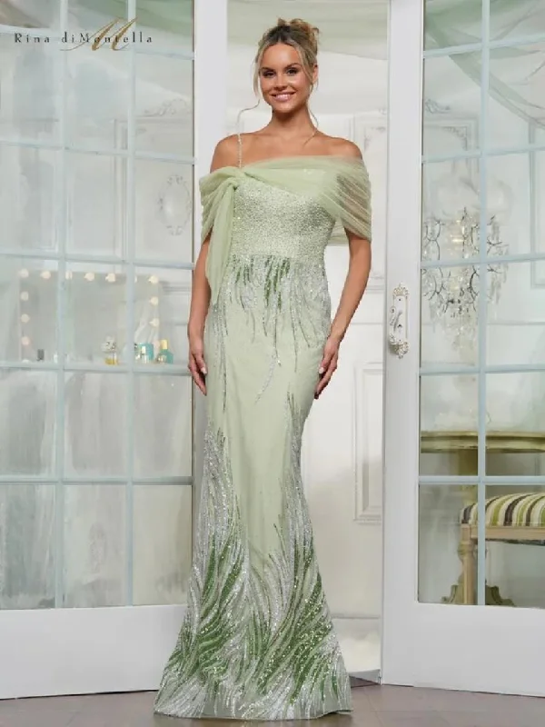 Last Chance Rina di Montella RD3226 Formal Long Evening Fitted Dress