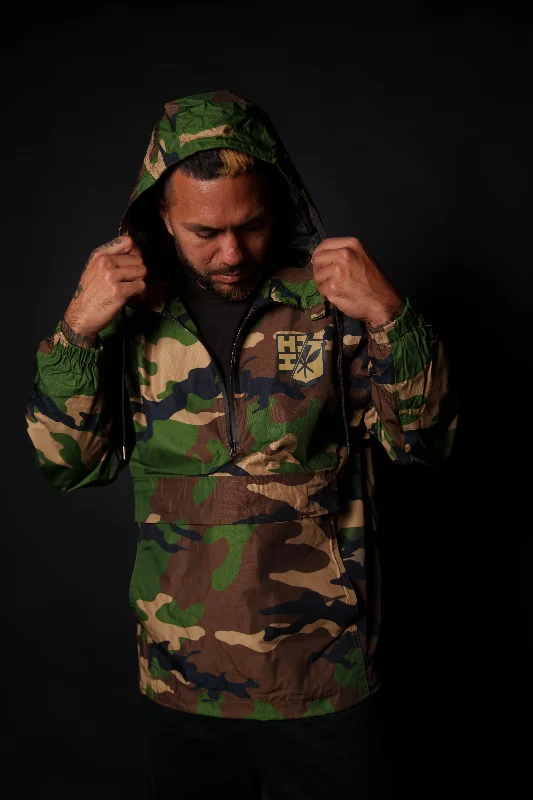 Special Price WOODLAND CAMO RAIN JACKET