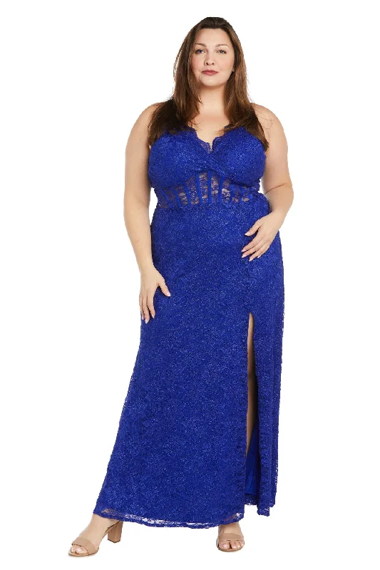 Don't Miss Morgan & Co 12938W Long Lace Evening Gown Formal Plus Size Dress