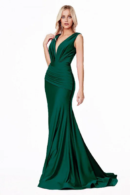 Take Advantage Cinderella Divine CD912 Formal Long Prom Dress Emerald