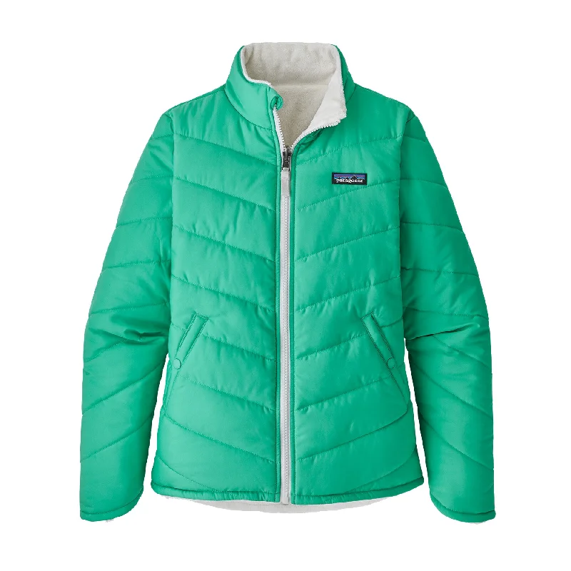 Midnight Madness Girls' Reversible Snow Flower Jacket