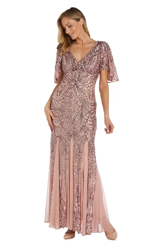Don't Wait Nightway 22139P Long Sequin Formal Petite Evening Dress