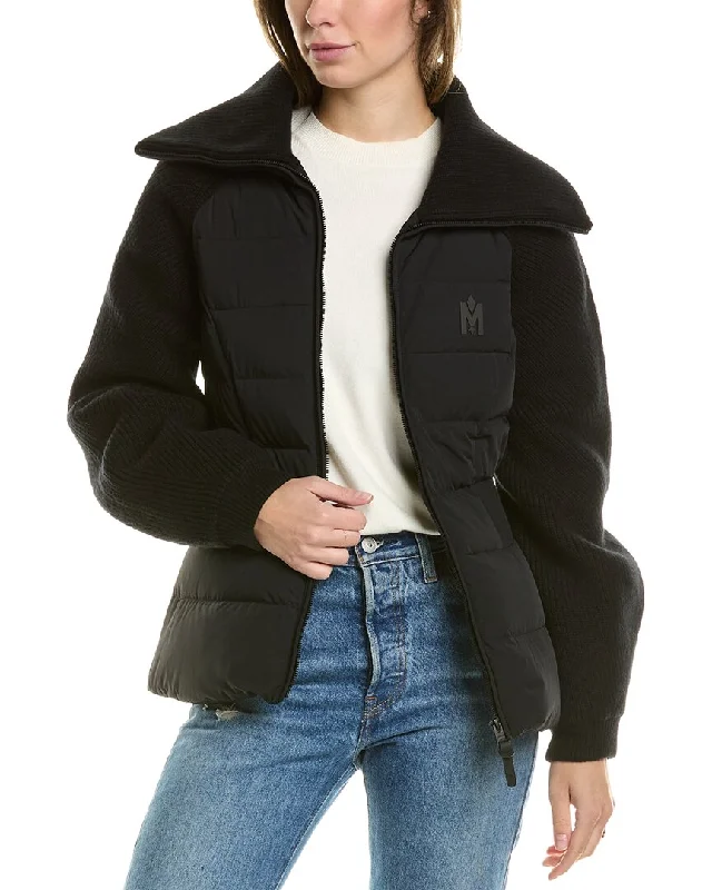 Flash Sale Mackage Wool-Trim Down Jacket