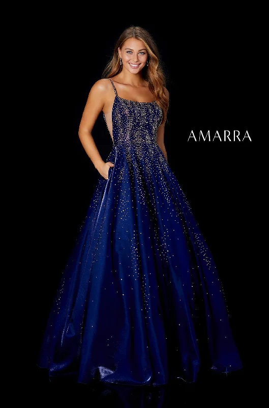 Super Sale Amarra 87292 A Line Long Ball Gown Formal Prom Dress