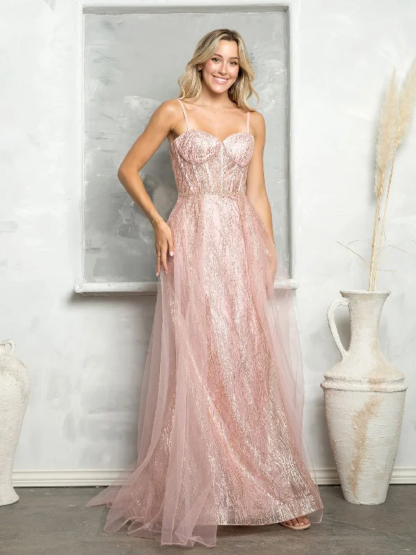 New Markdowns Eva Fashion 5252 Long Glitter Formal Prom Dress
