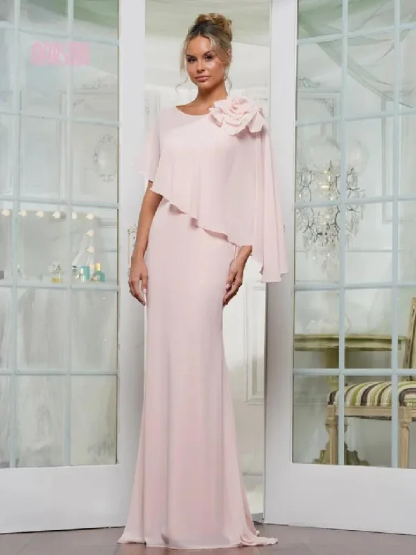 Final Clearance Marsoni MV1347 Long Formal Mother of the Bride Cape Dress