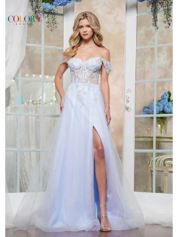 Customer Appreciation Sale Colors 3498 Fitted Long Formal Evening Prom Dress