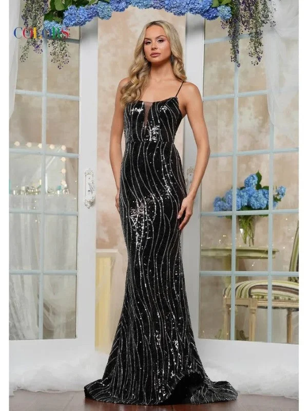 Super Sale Colors 3457 Formal Fitted Long Evening Dress